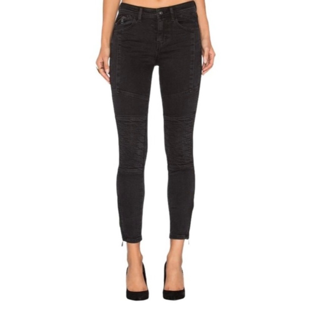 Free People Vintage Stretch Midnight Magic Pant in Black